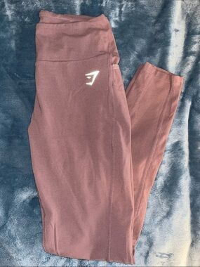 Gymshark High-Rise Leggings in Dusty Mauve